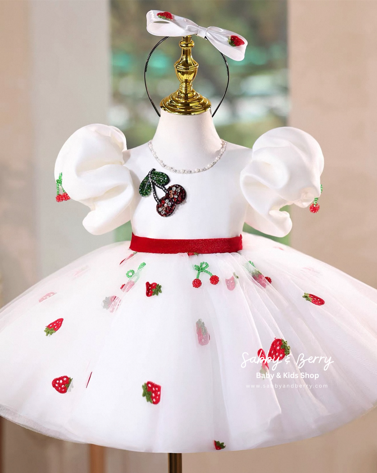 BERRY CHERRY DRESS