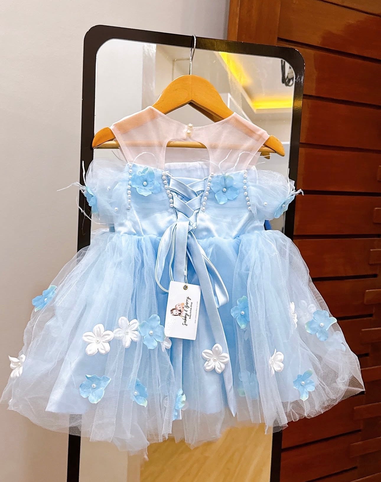 FAIRY LIGHT BLUE DRESS