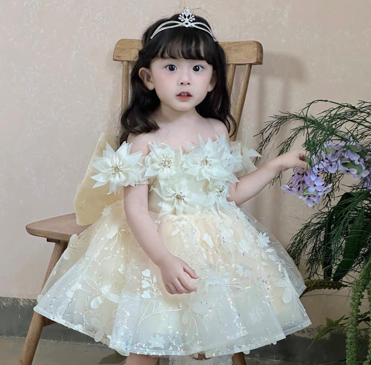 BRIELLA DRESS (With Veil)