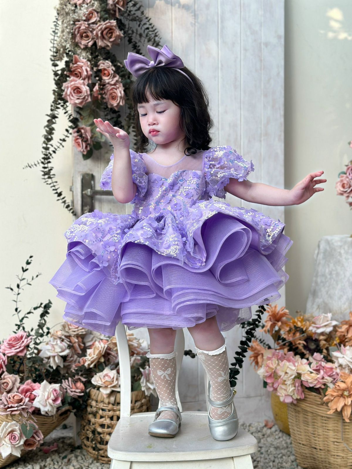 VELLE DRESS - Periwinkle