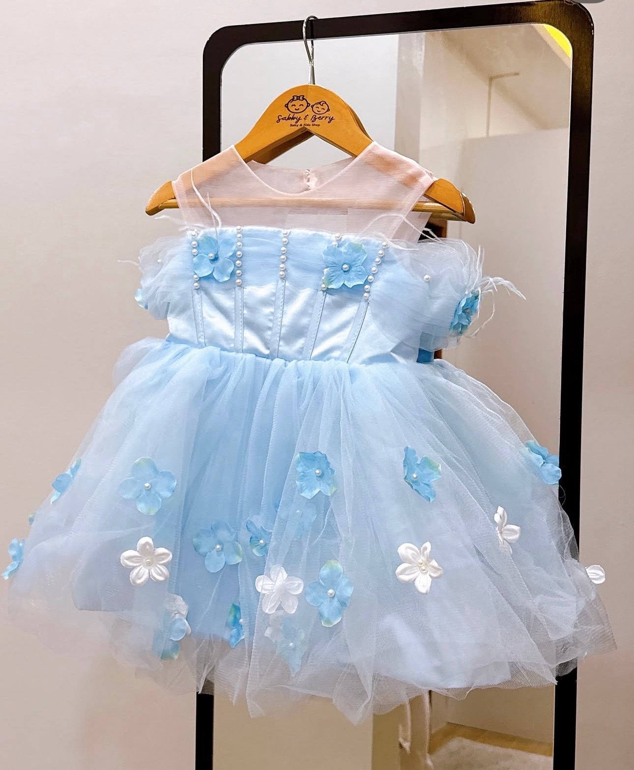 FAIRY LIGHT BLUE DRESS