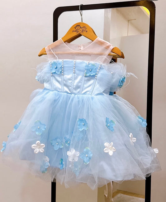 FAIRY LIGHT BLUE DRESS