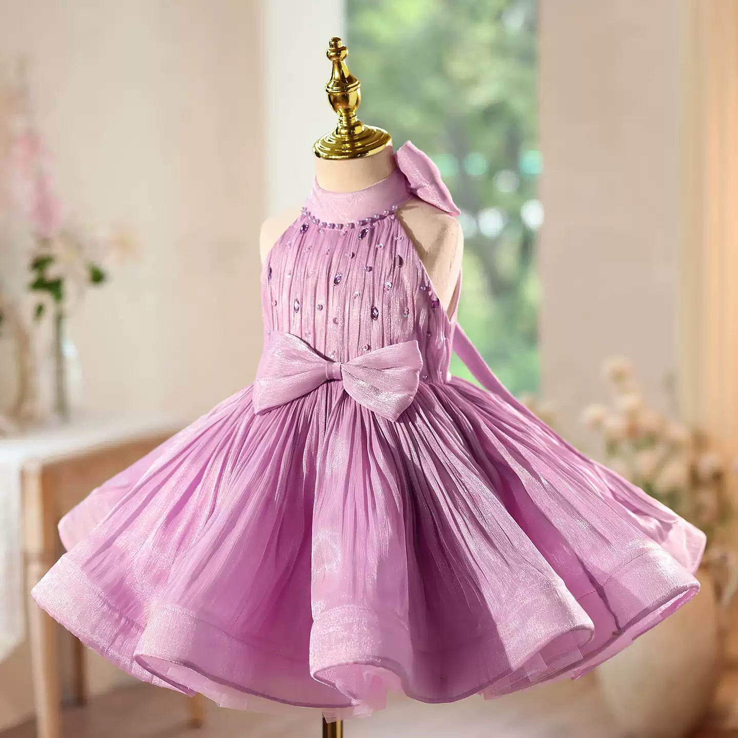 High-end princess evening dresses, girls' birthday dresses, emcee dresses, girls' piano performance costumes