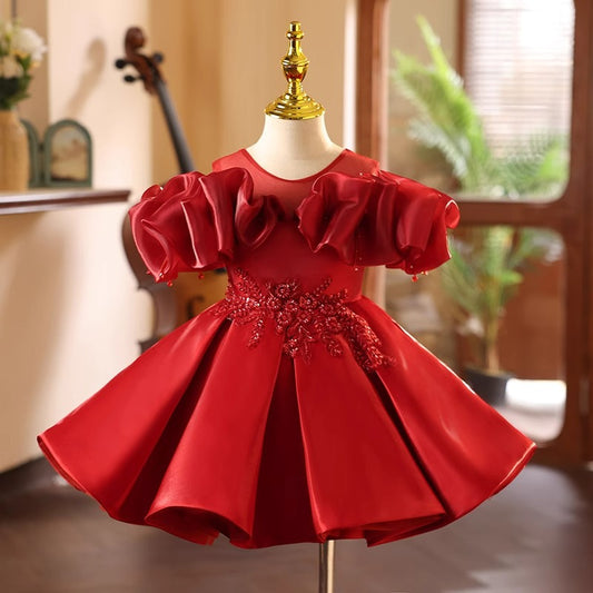 Girl Light Luxury Minority Little Girl Birthday Princess Dress