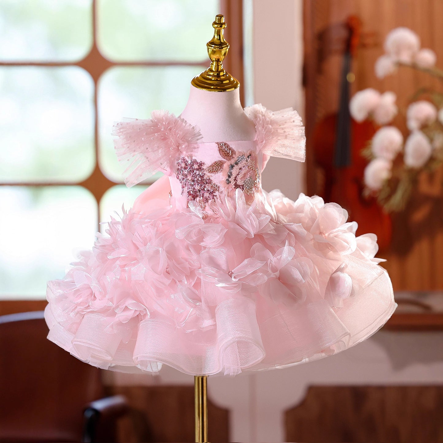 Girls' Dress Fashionable High-end Performance Costume