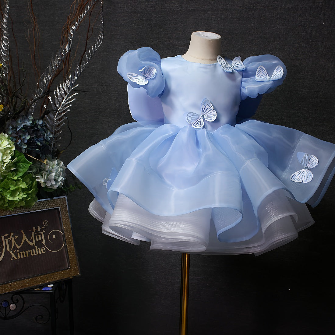 VENISHA DRESS - Blue