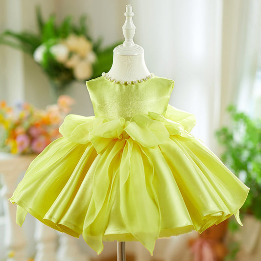 ISABELLA DRESS - Lemon Yellow
