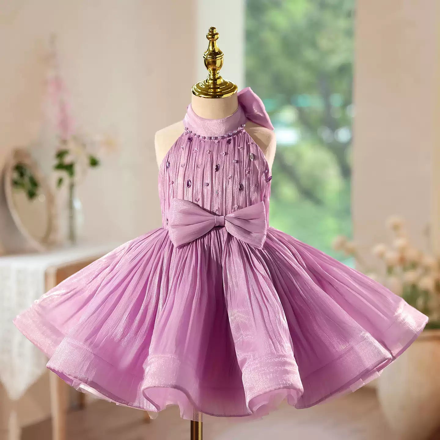 High-end princess evening dresses, girls' birthday dresses, emcee dresses, girls' piano performance costumes