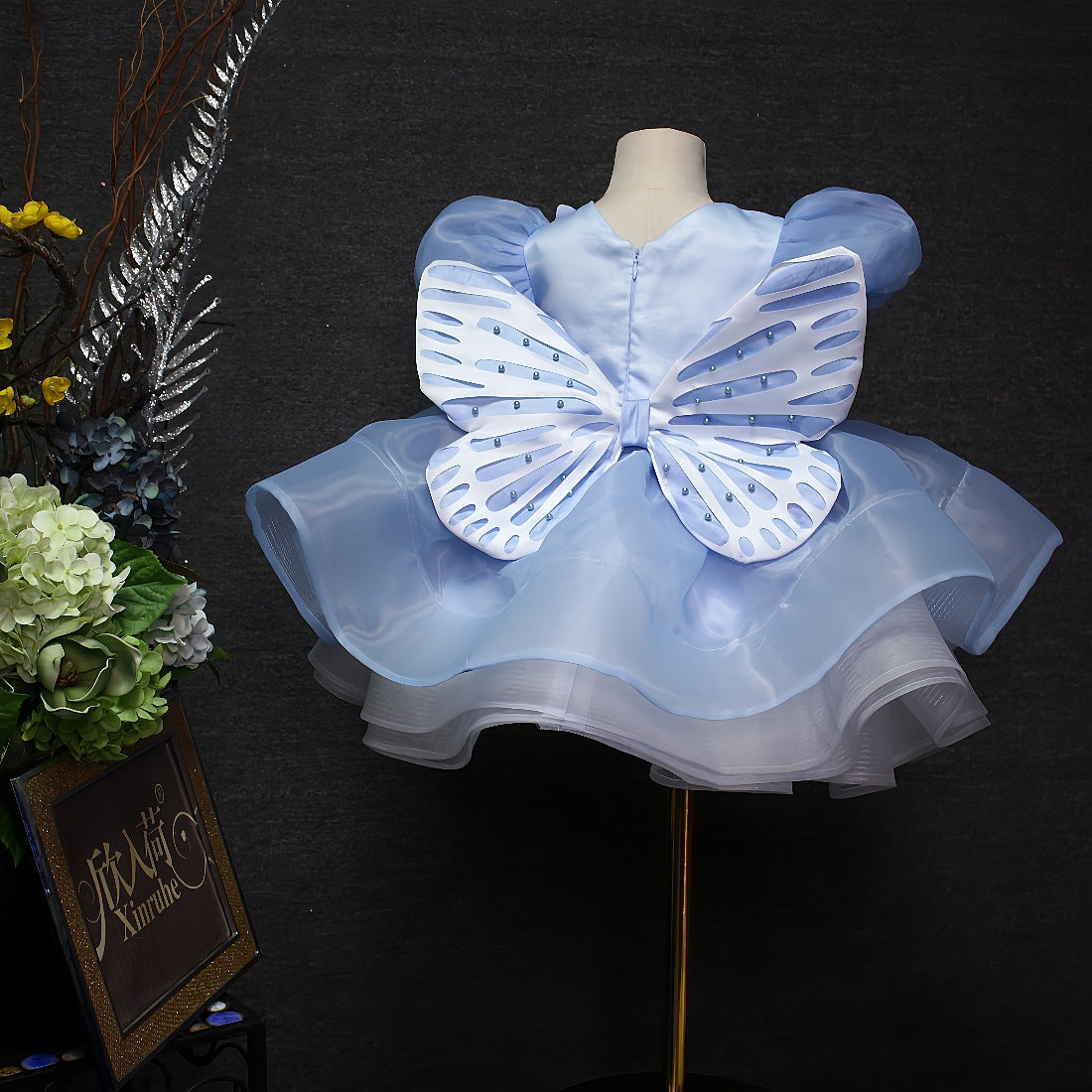 VENISHA DRESS - Blue