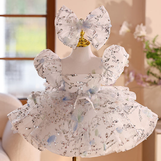 Performance Costume Girls' Birthday Umbrella Princess Dress