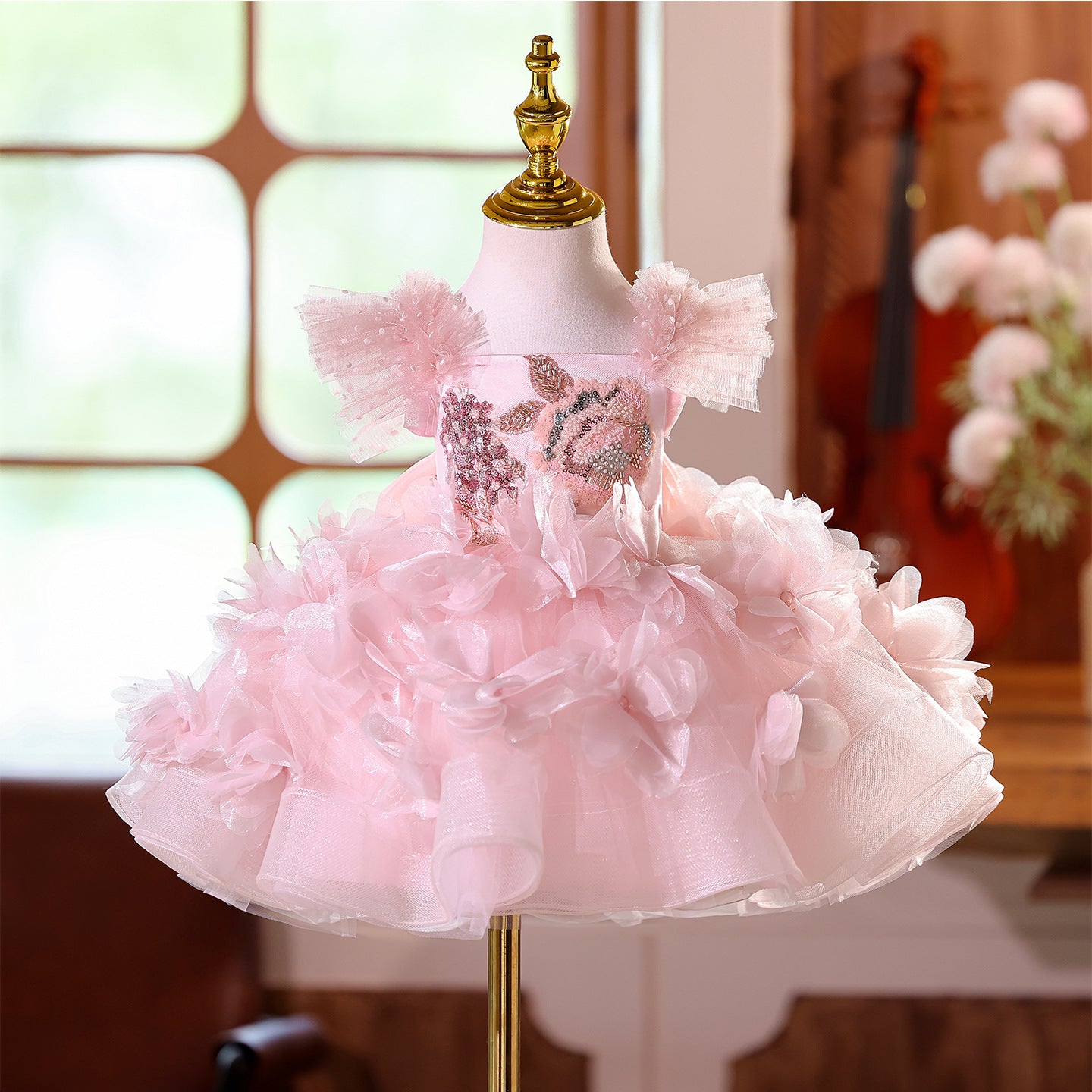 Girls' Dress Fashionable High-end Performance Costume