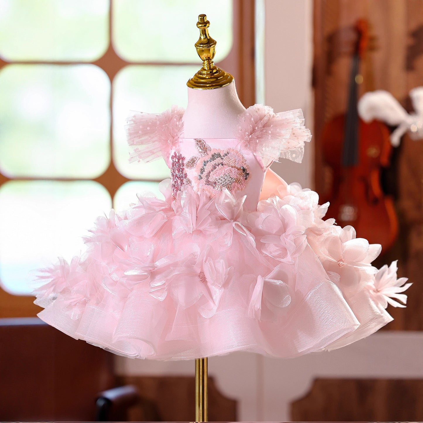 Girls' Dress Fashionable High-end Performance Costume
