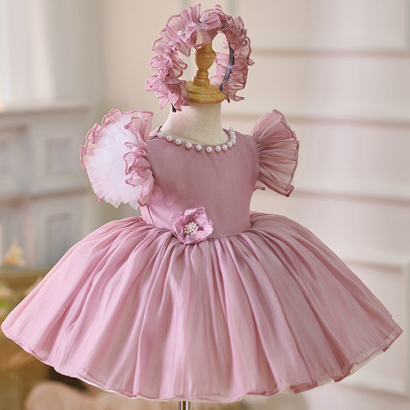 ADDISON DRESS - Bean Pink - Ready To Ship