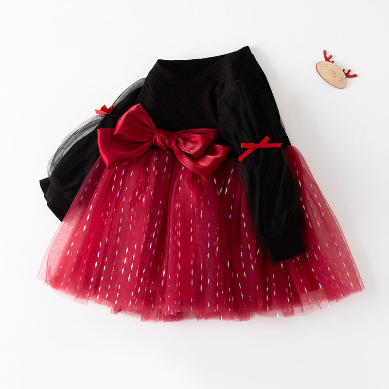 Girls' Top Dress Women's Treasure Gauze Skirt