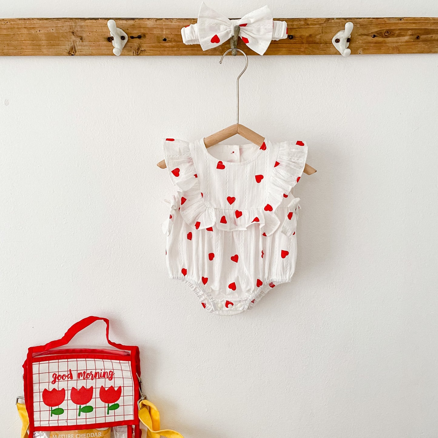 Romper Romper Baby Girl South Korea Love Onesie